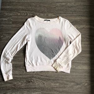 Wildfox Heart Sweatshirr